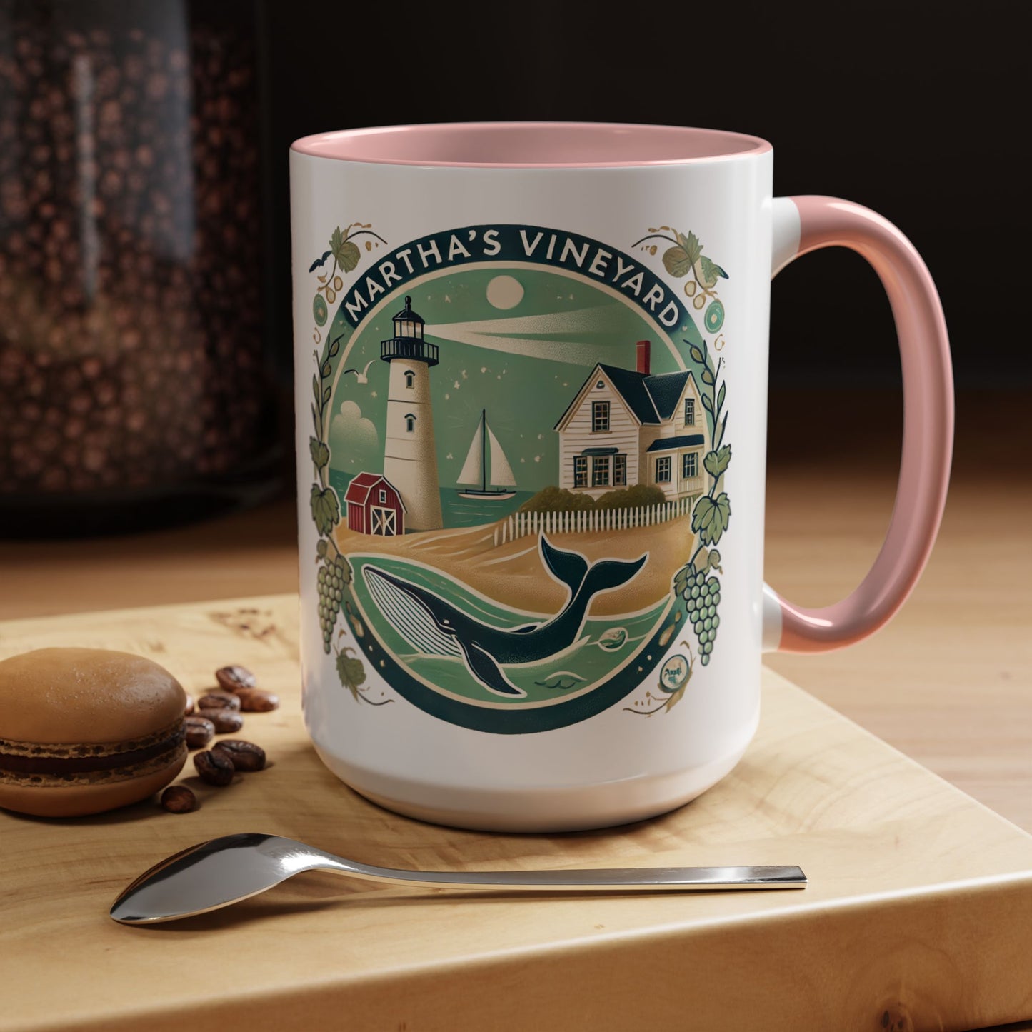 Vintage Martha's Vineyard Accent Coffee Mug