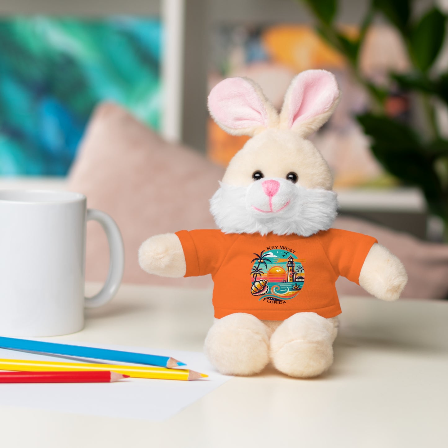 Vibrant Key West Stuffed Animals with Tee