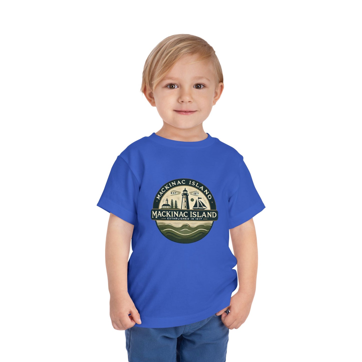 Vintage Mackinac Island Unisex Toddler Short Sleeve Tee