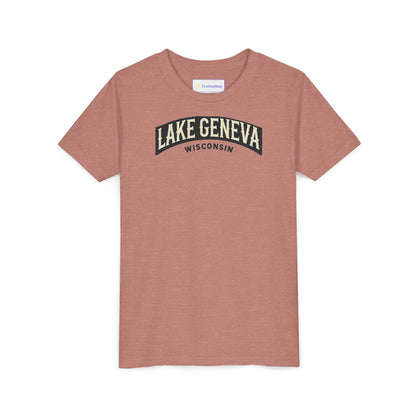Vintage Lake Geneva Unisex Youth Short Sleeve Tee