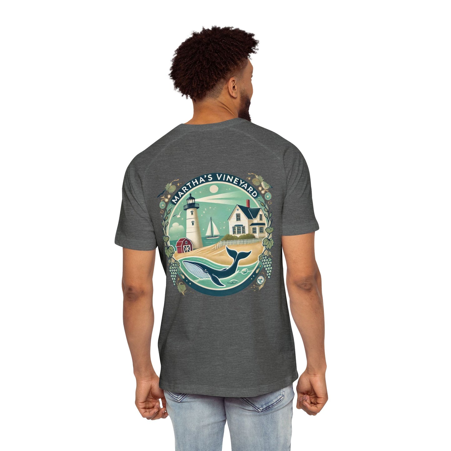 Vintage Martha's Vineyard Men's Raglan T-Shirt