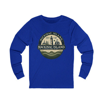 Vintage Mackinac Island Unisex Jersey Long Sleeve Tee