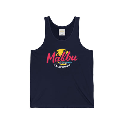 Retro Malibu Unisex Jersey Tank