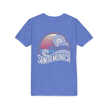 Vibrant Santa Monica Youth Short Sleeve Tee