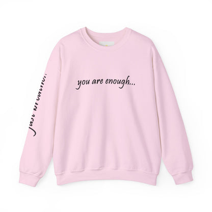 You Are Enough - Mental Health Awareness Heavy Blend Crewneck Sweatshirt