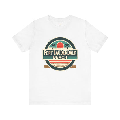 Vintage Fort Lauderdale Unisex Jersey Short Sleeve Tee
