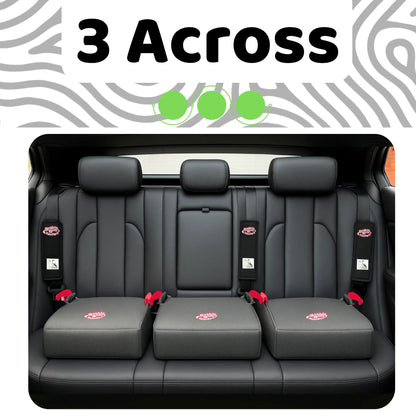 BubbleBum Teleport Backless Booster Car Seat, Kids Booster Seat for Car 40-100 lbs, Telescopic Portable Carseat, Ideal for Everyday Use and Foldable for Travel, - Black✔️