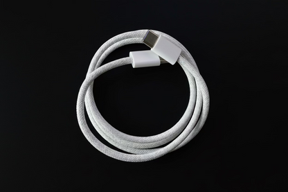 60W 3ft White USB-C to USB-C Charging Cable