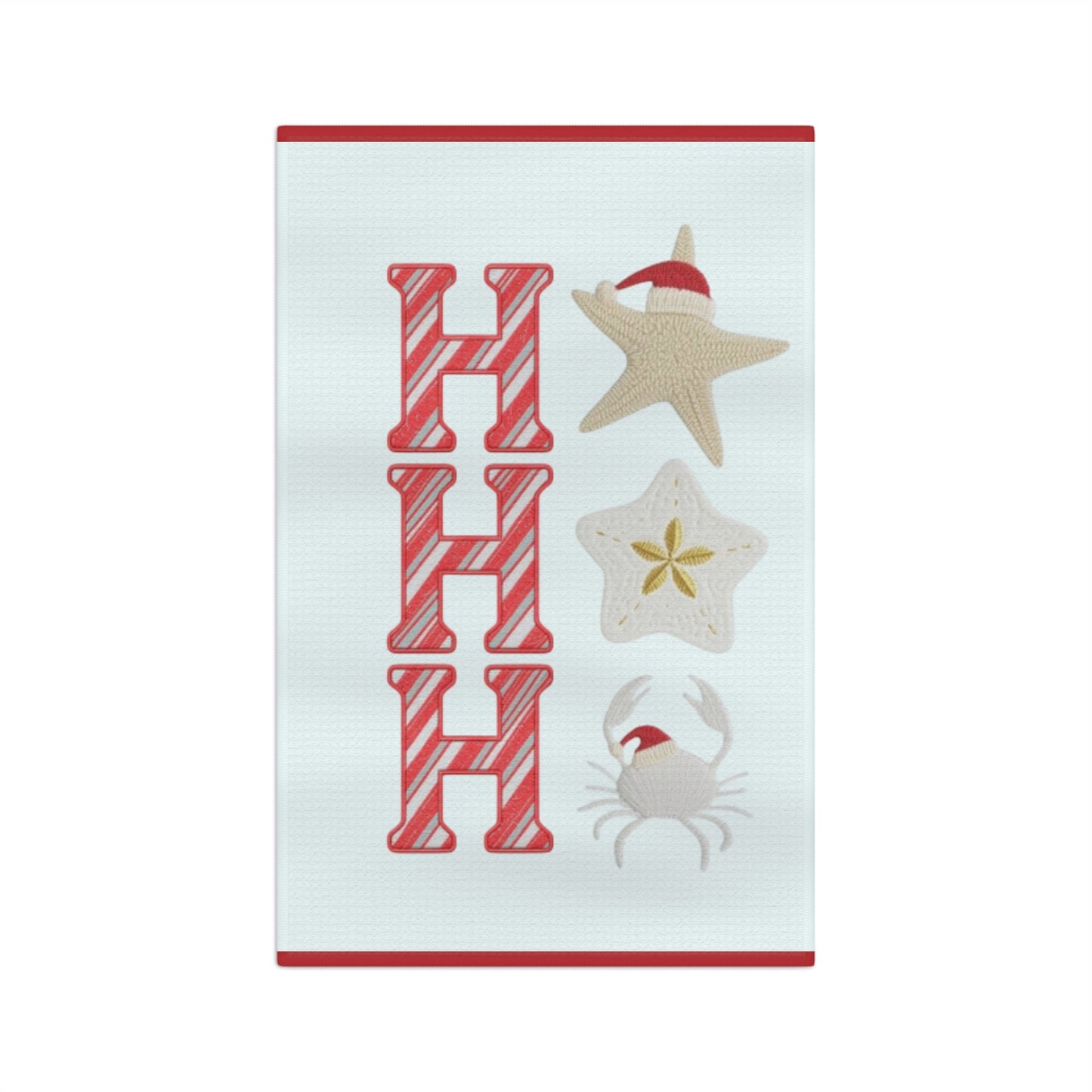 Coastal "Ho Ho Ho" Kitchen Towel