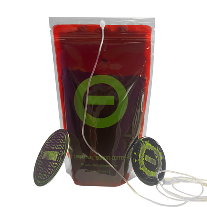 Type O Negative OFFICIAL Universal Donor Coffee IV Blood Bank Bag (16oz)