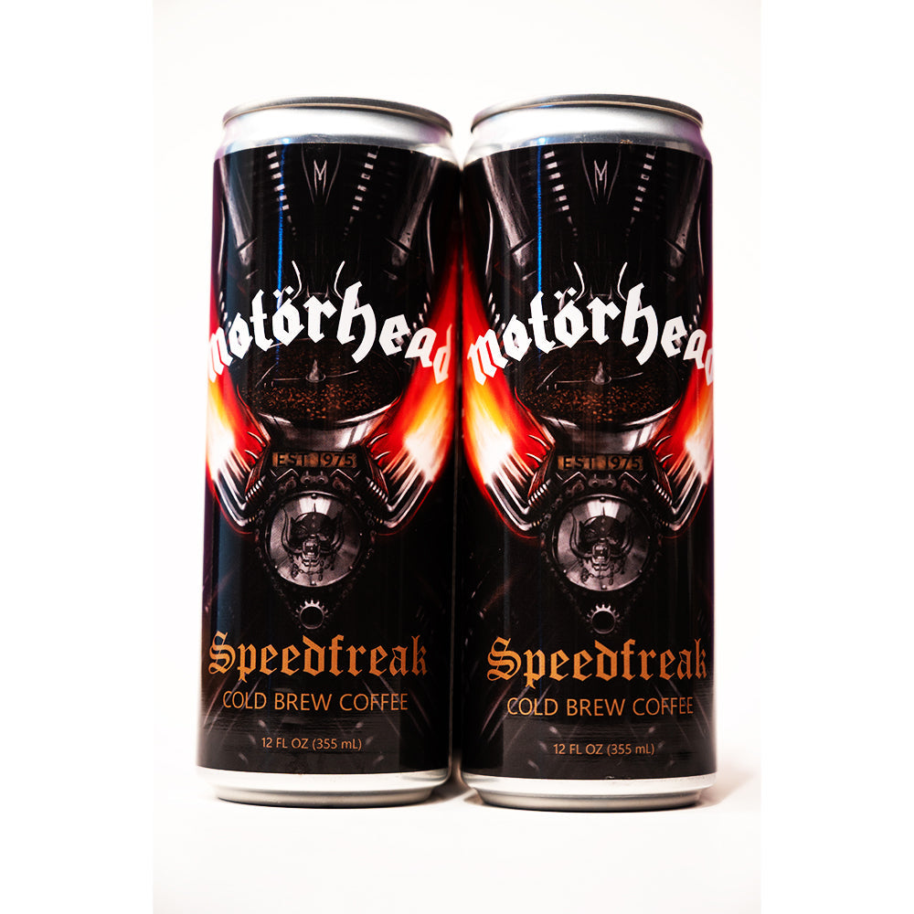 Motörhead OFFICIAL 'Speedfreak' Cold Brew Coffee Cans (4Pack) (12oz per can)