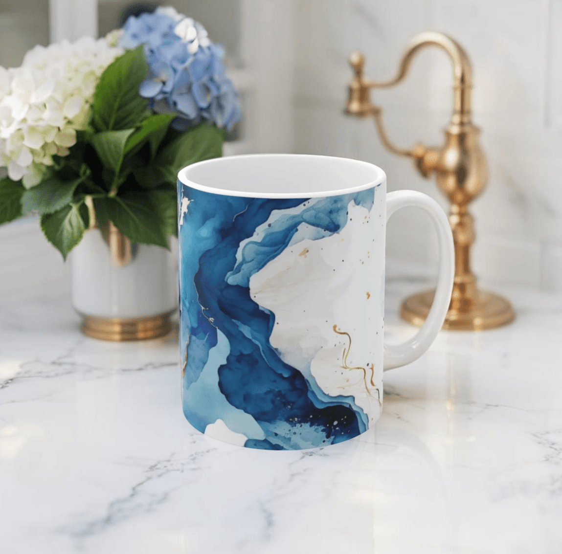 Blue Marble Coffee Mug