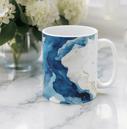 Blue Marble Coffee Mug