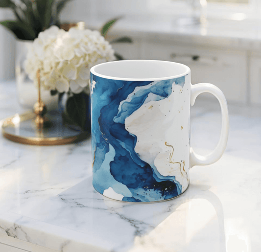 Blue Marble Coffee Mug