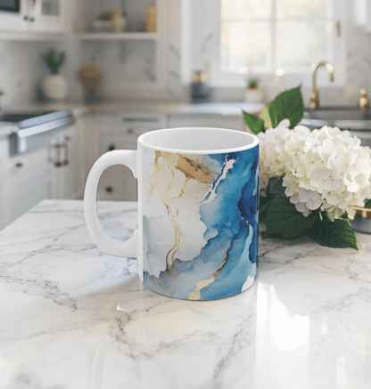 Blue Marble Coffee Mug