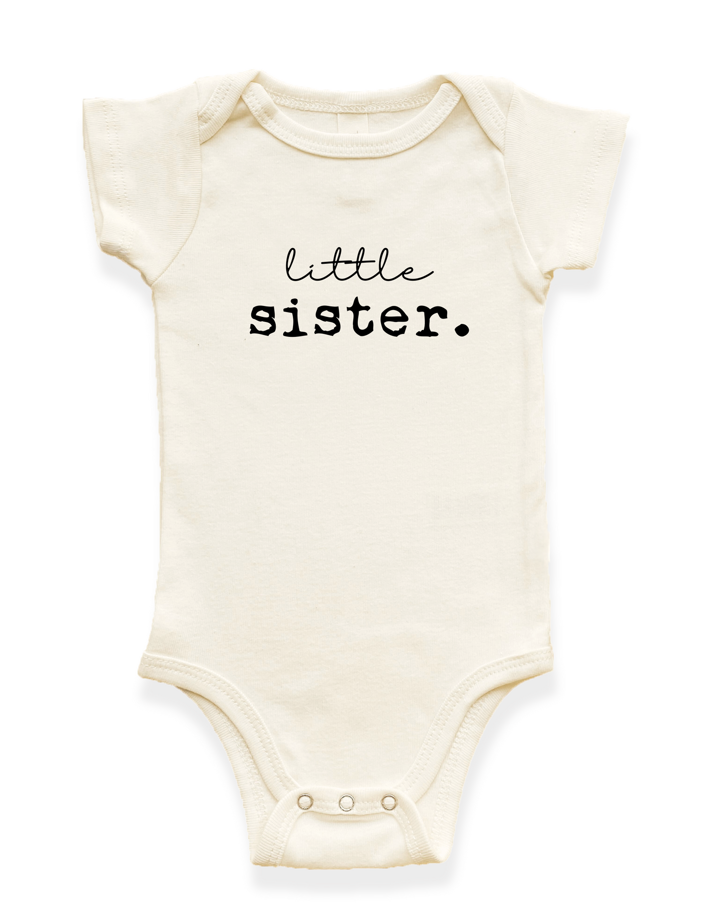 Little Sister Organic Baby Bodysuit
