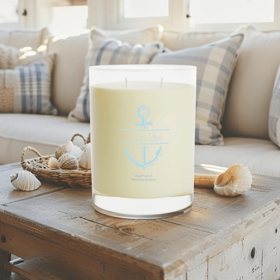 Coastal Anchor Ocean Mist Candle