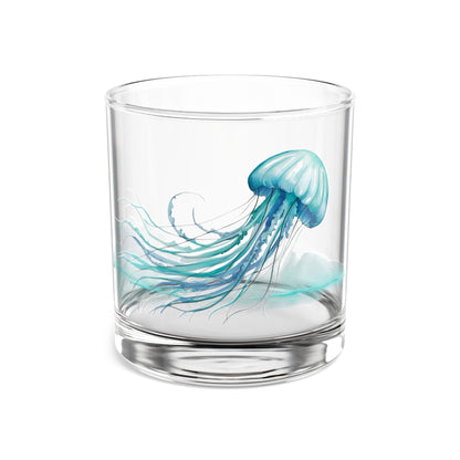 Artistic Jellyfish Rocks Glass