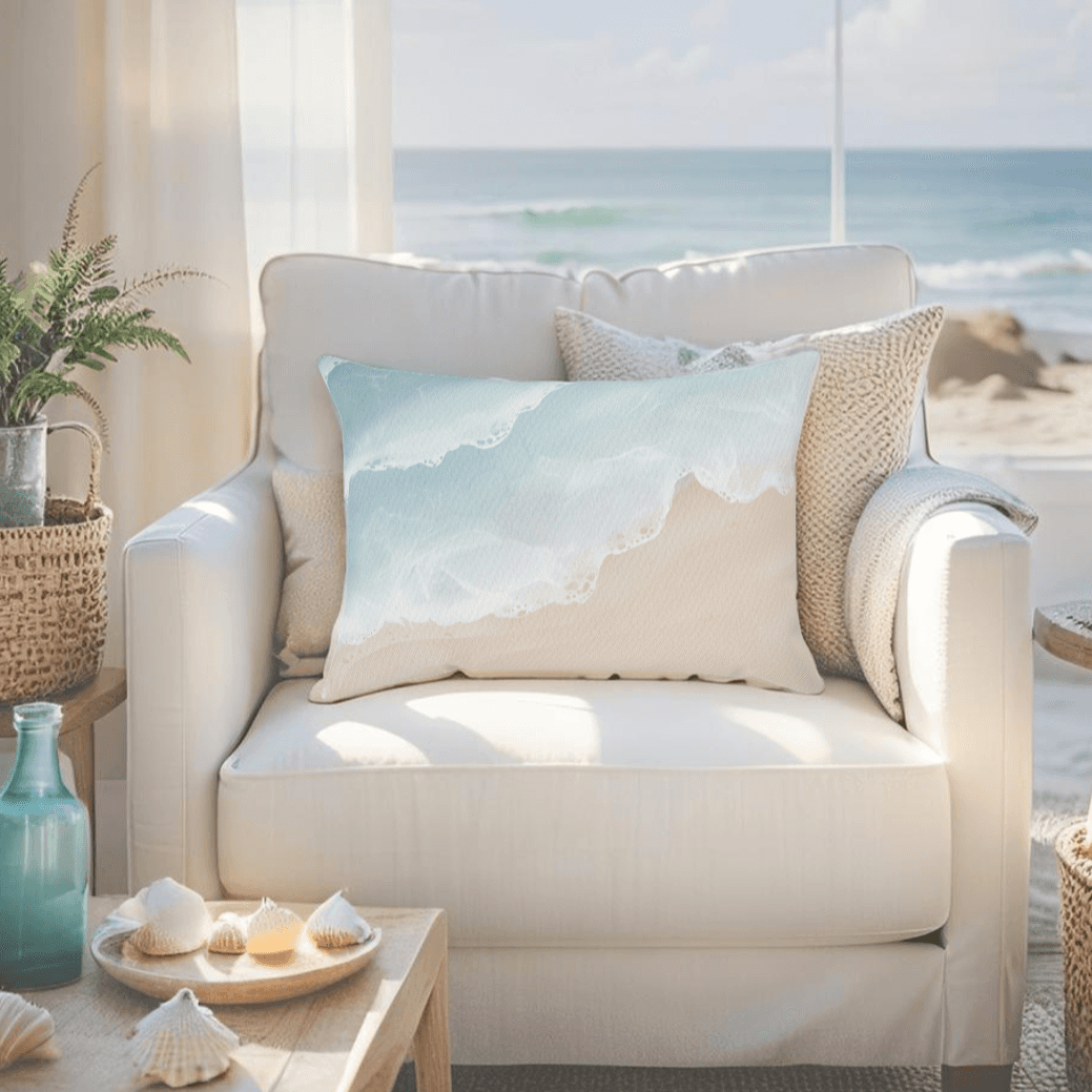 Coastal Breeze Throw Pillow