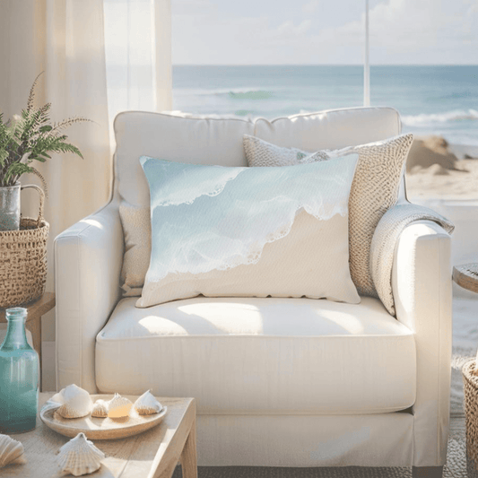 Coastal Breeze Throw Pillow