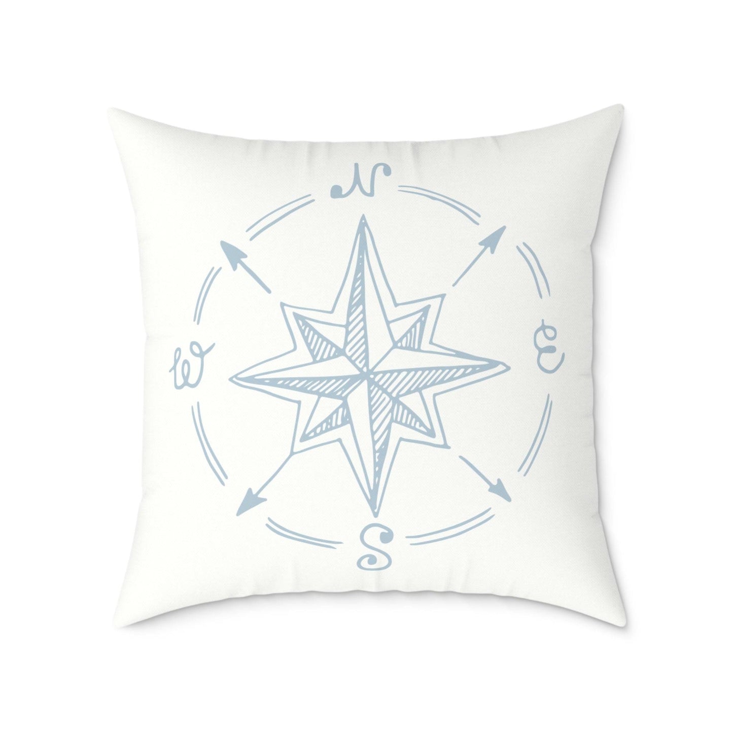 Compass Throw Pillow
