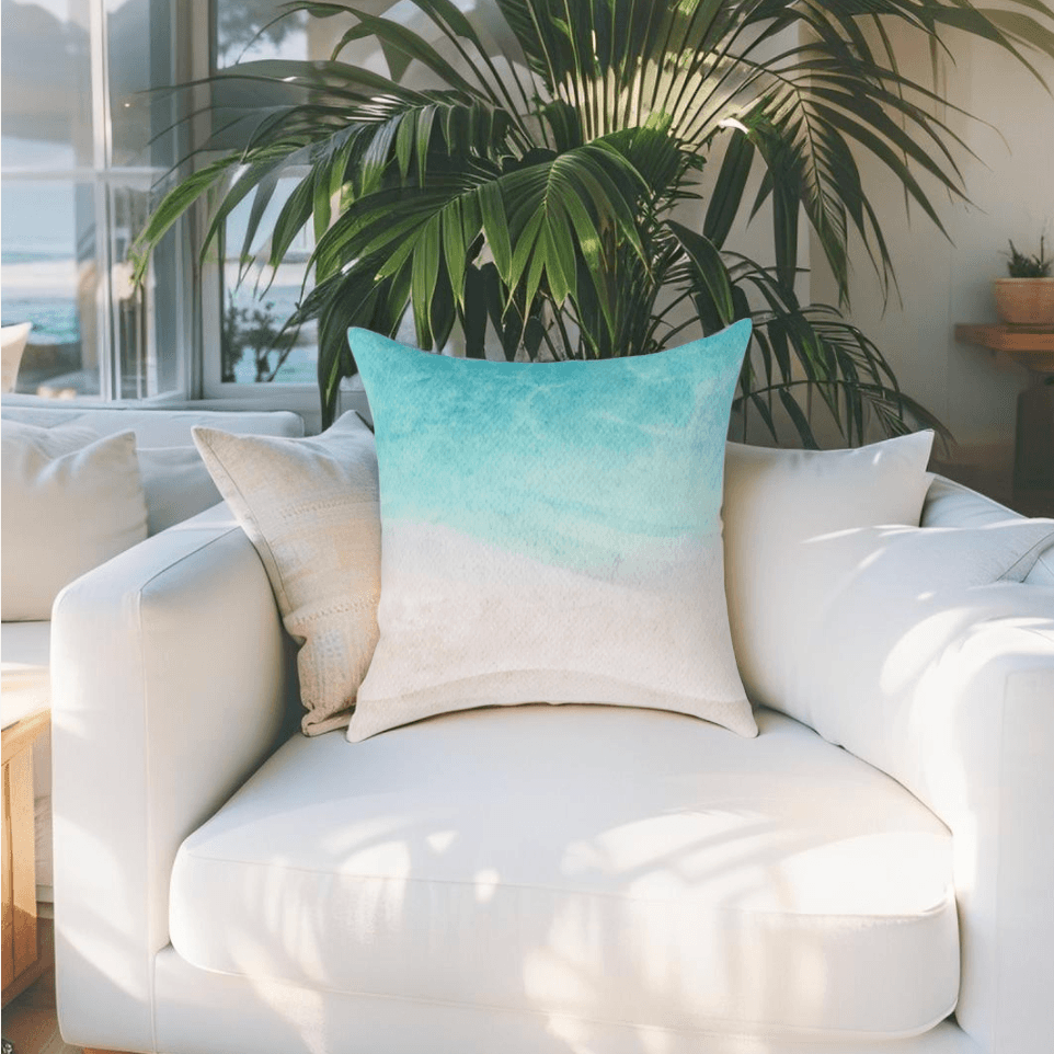 Beach Throw Pillow