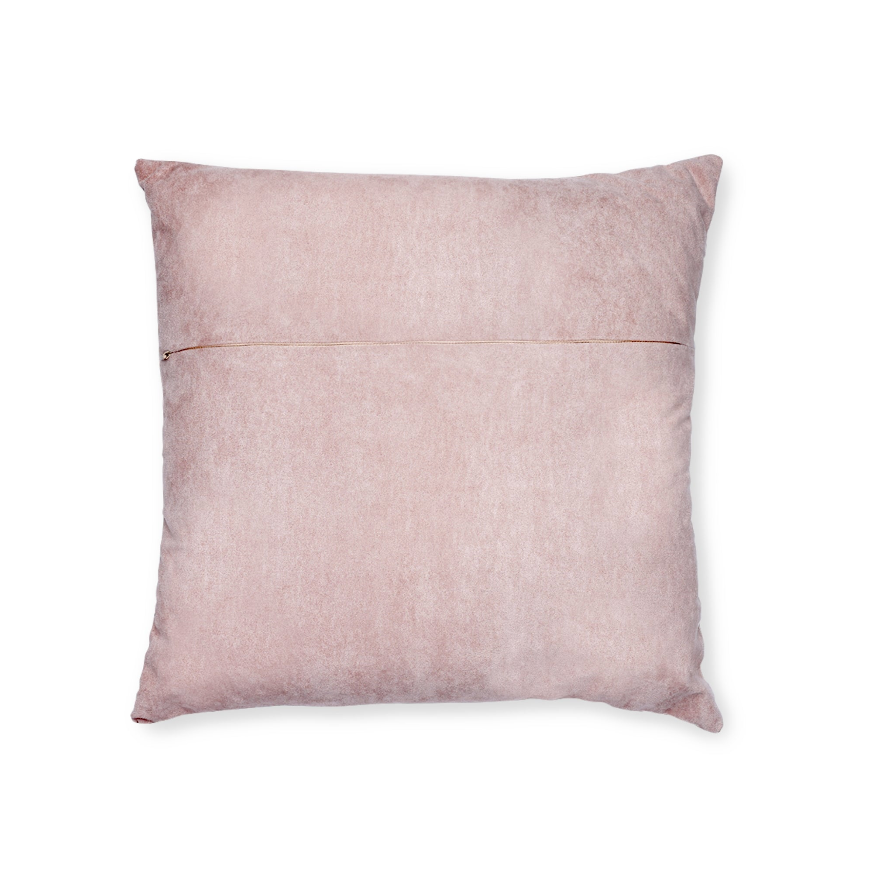 Pink Santa Christmas Throw Pillow