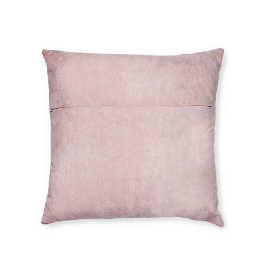 Pink Santa Christmas Throw Pillow