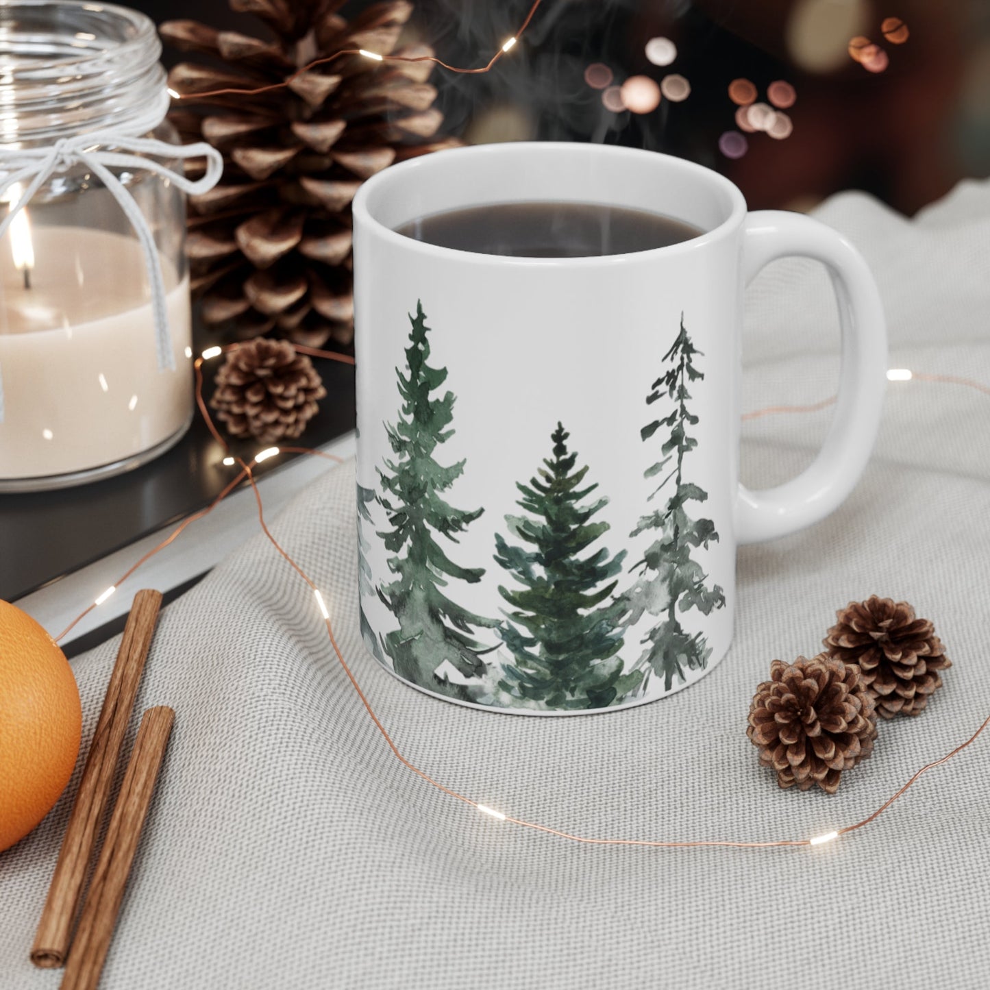 Ceramic Christmas Tree Coffee Mug