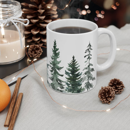 Ceramic Christmas Tree Coffee Mug