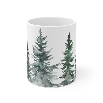 Ceramic Christmas Tree Coffee Mug