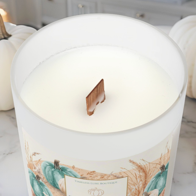 Fall Coastal Candle – Cinnamon Vanilla Soy Candle
