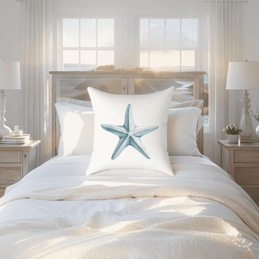 Starfish Throw Pillow