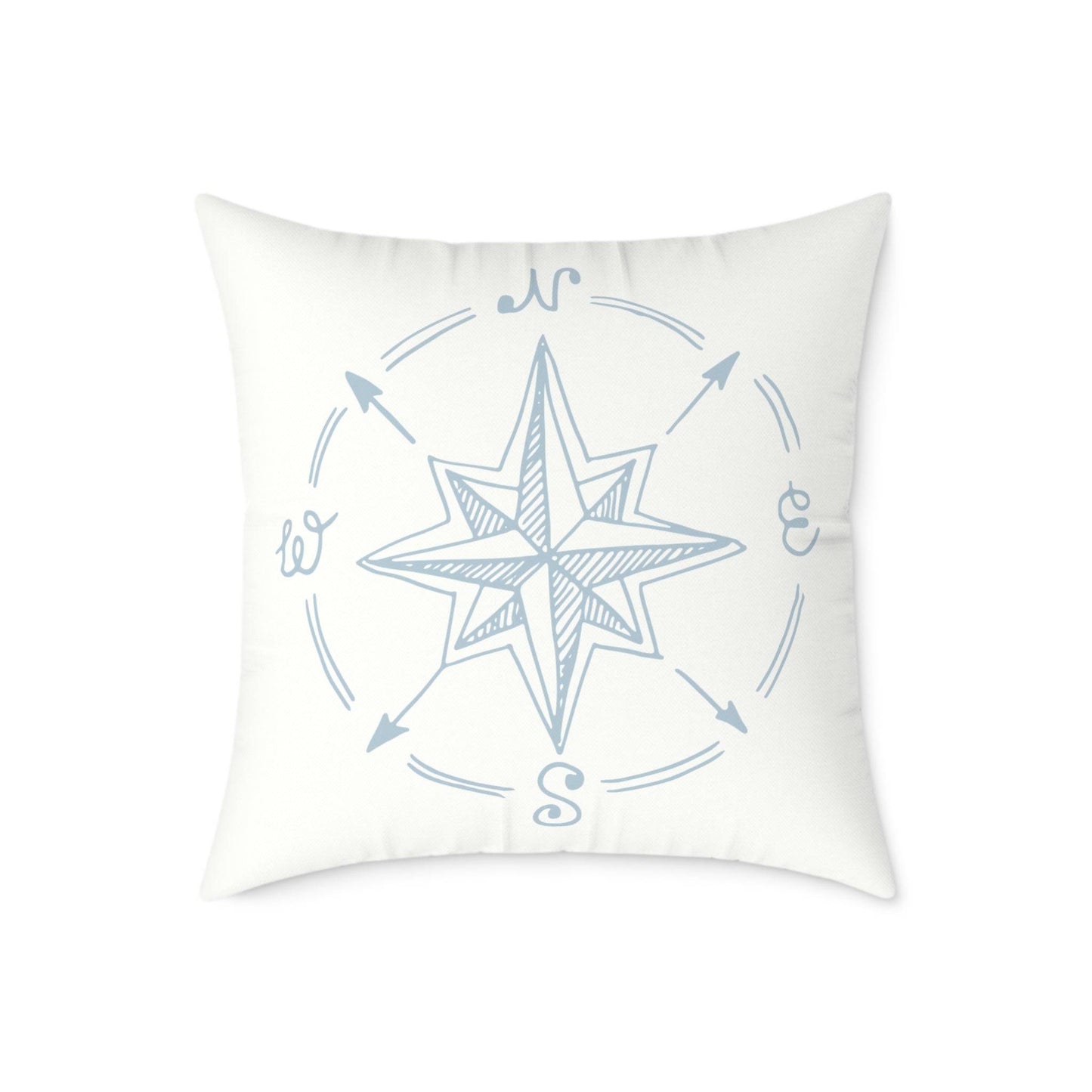 Compass Throw Pillow