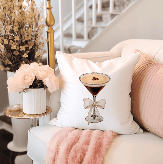 Espresso Martini Coquette Pillow