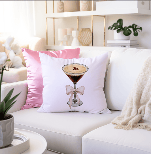Espresso Martini Coquette Pillow