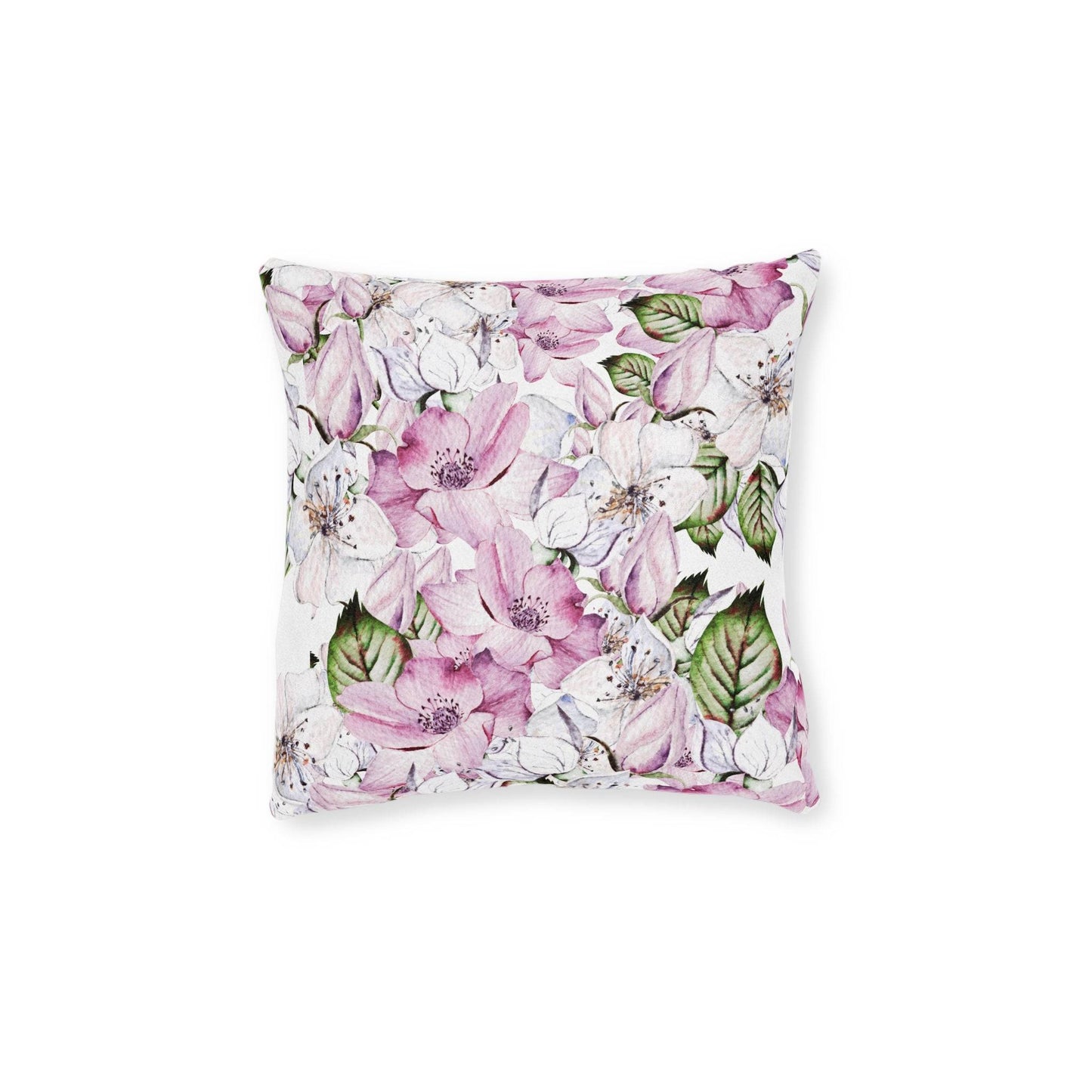 Purple Floral Pillow