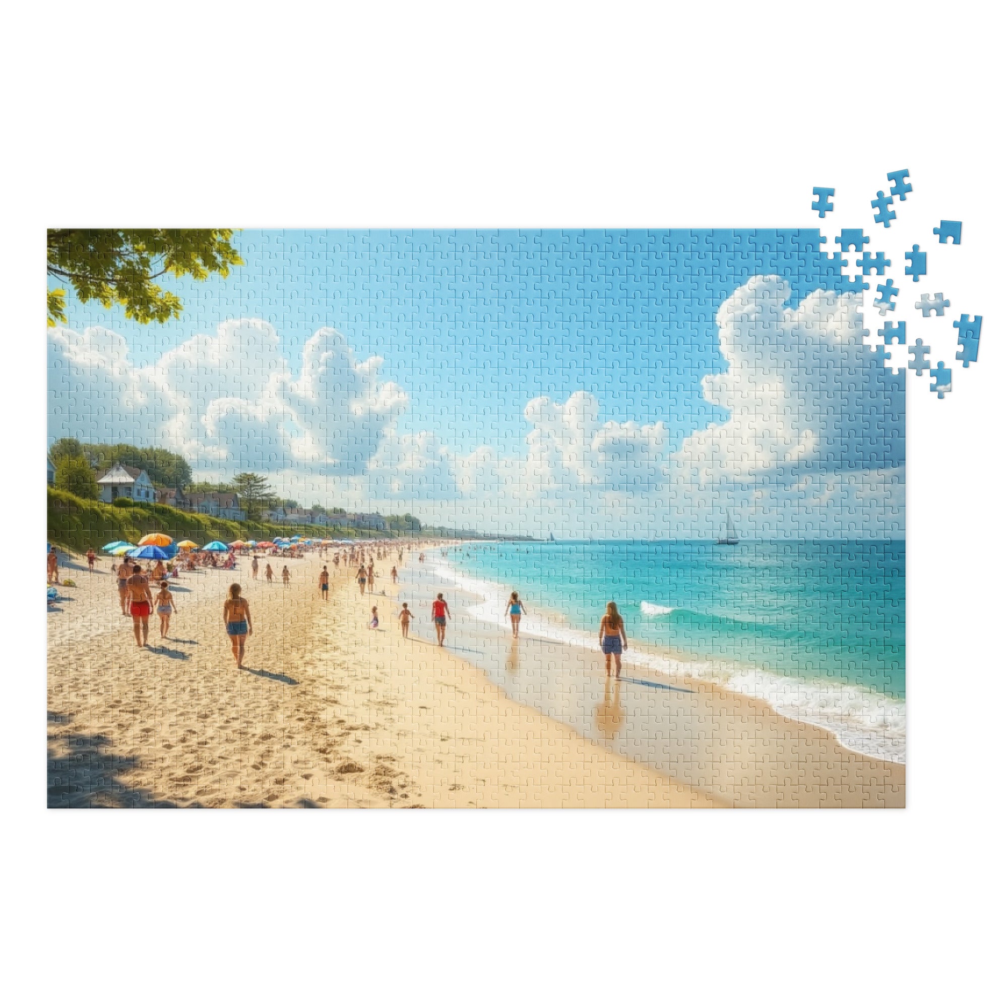 Destination: New Buffalo Jigsaw Puzzle with Tin | Puzzles – Coral Cove ...