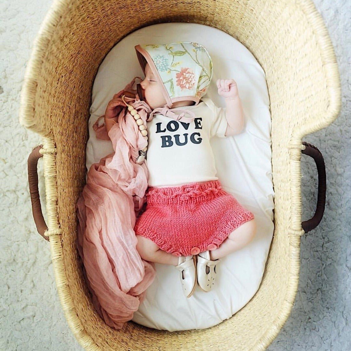 Love Bug Organic Baby Bodysuit