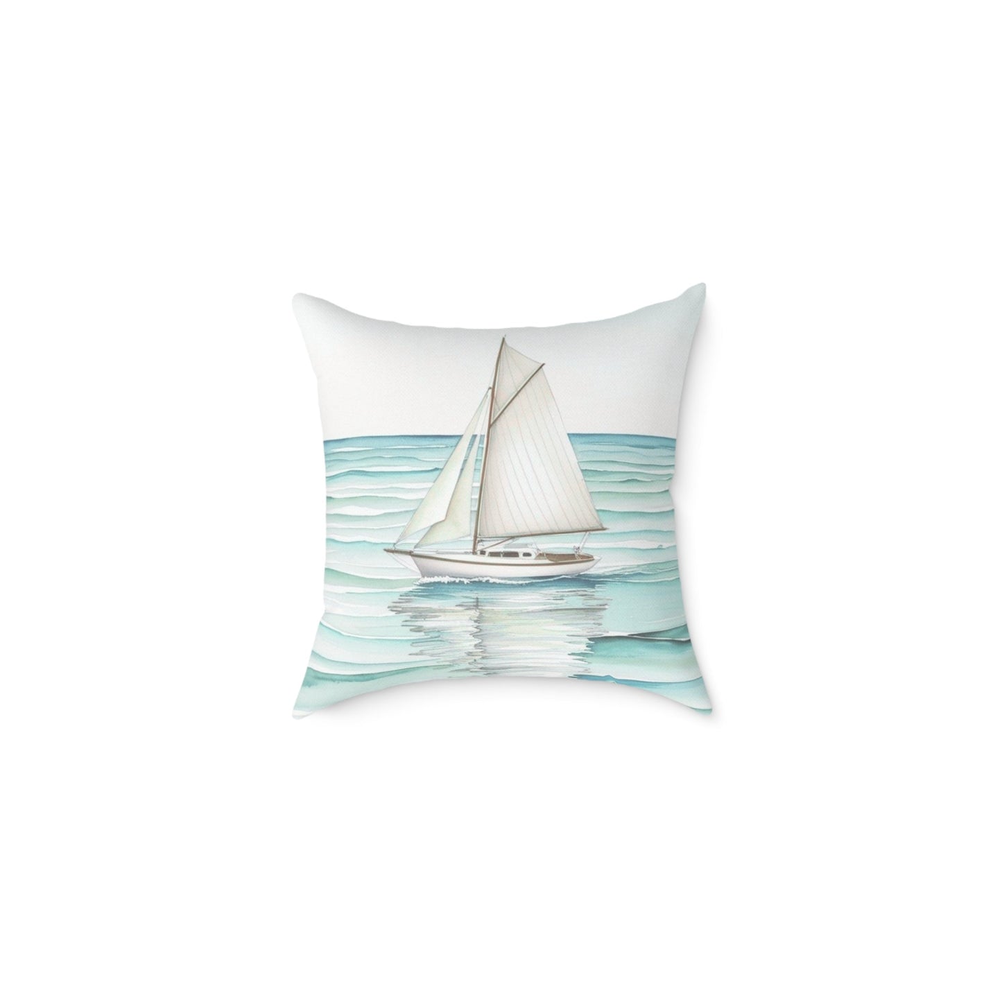 Sailboat Decorative Throw Pillow