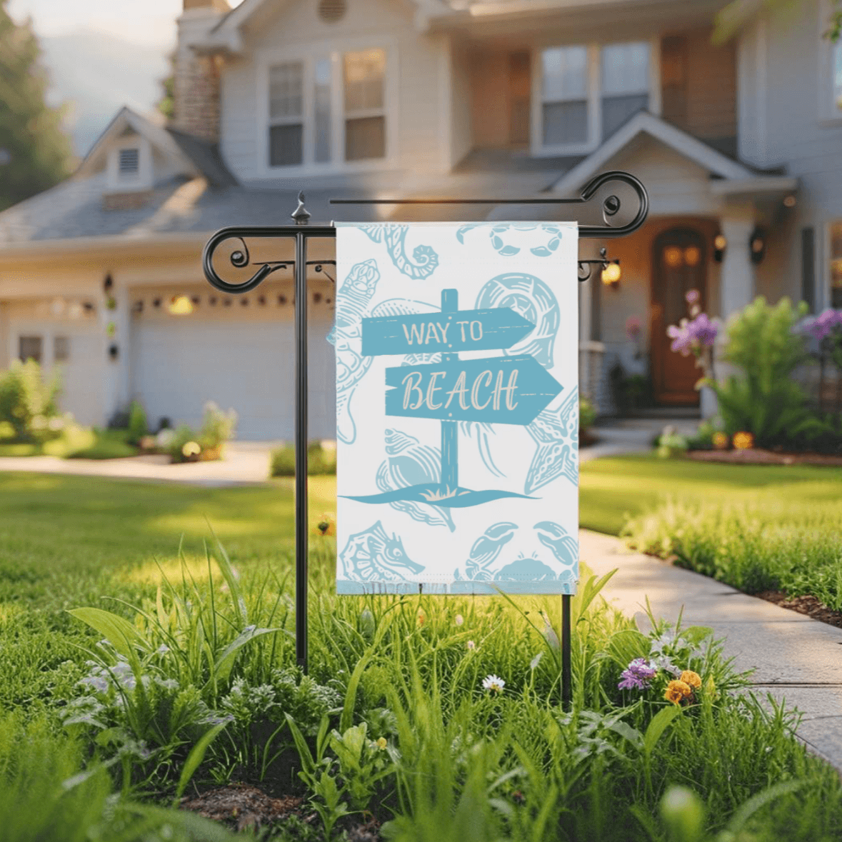 Beach Direction Banner