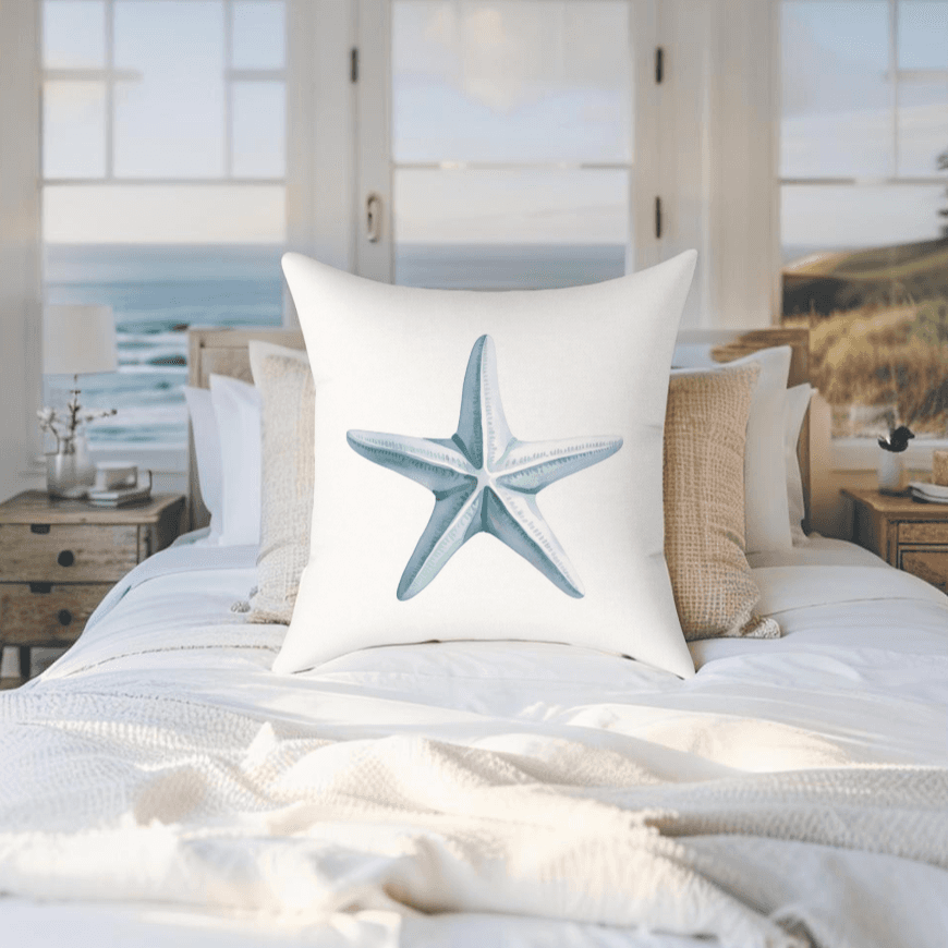 Starfish Throw Pillow
