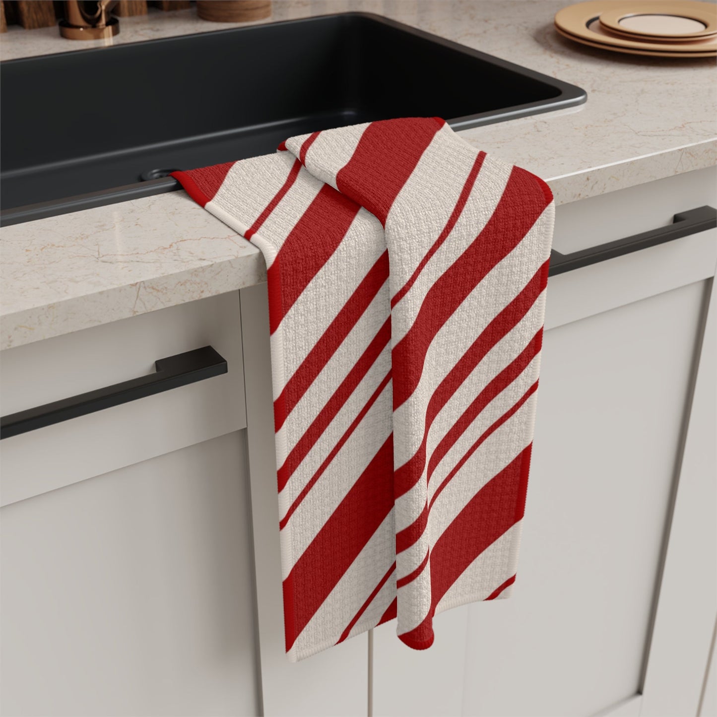 Red & White Christmas Kitchen Towel