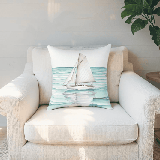 Sailboat Decorative Throw Pillow