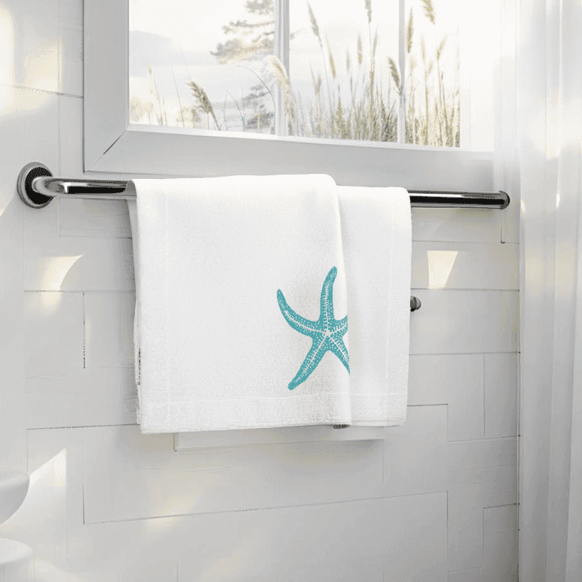 Starfish Face Towel