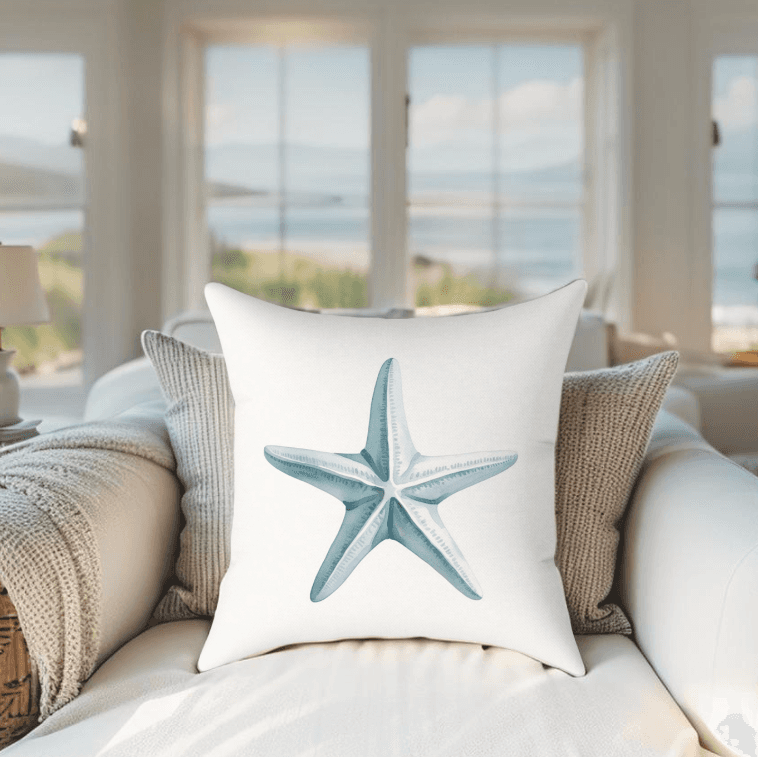 Starfish Throw Pillow