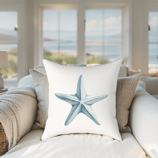 Starfish Throw Pillow