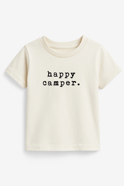 Happy Camper Organic Cotton Short Sleeve Toddler T-Shirt
