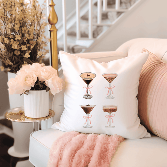 Espresso Martini Throw Pillow